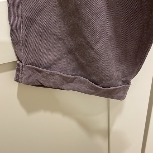 Monk & Lou Mauve Cuffed Pants - Size Large - Picture 3 of 6